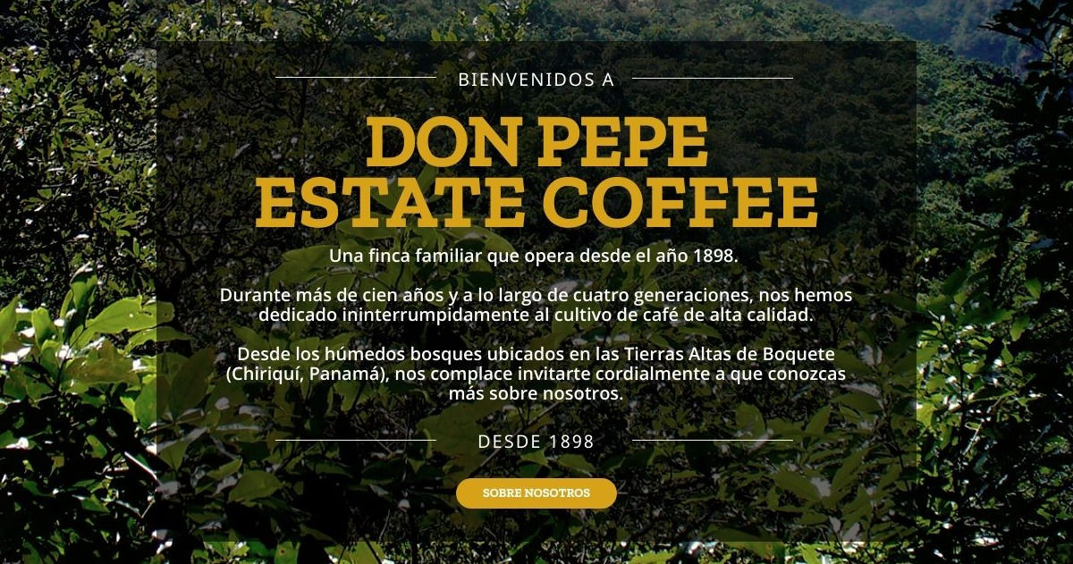 Don Pepe Estate Coffee in Boquete